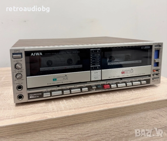 🔊Ретро колекционерски двукасетъчен дек Aiwa AD-WX110🔊, снимка 2 - Декове - 51853400