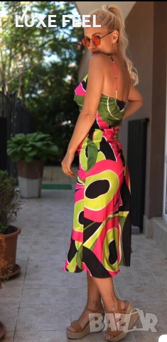 🌈Дамска Рокля , снимка 3 - Рокли - 54237469