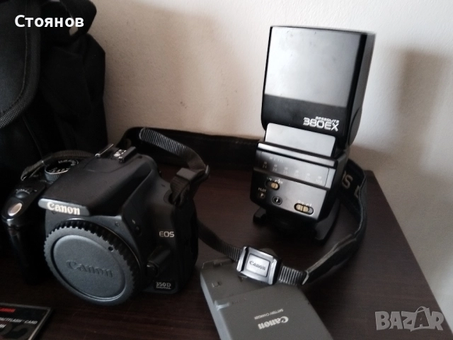 DSLR камера Canon 350D Japan, снимка 4 - Фотоапарати - 48601432
