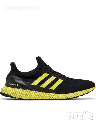 Мъжки маратонки ADIDAS Sportswear Ultraboost 5.0 Dna Running Shoes Black/Yellow, снимка 2 - Маратонки - 46321725