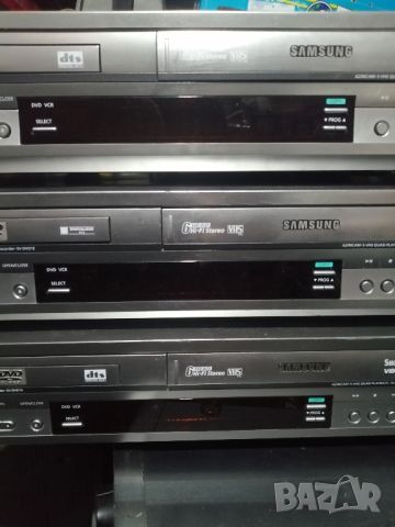 3 броя Samsung DVD-VCR Recorder SV-DVD1E, снимка 3 - Плейъри, домашно кино, прожектори - 46579338