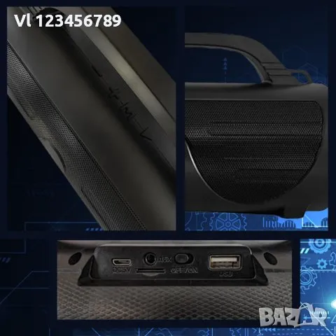 Преносима безжична BT колонка P269 USB/TFT/FM, снимка 5 - Bluetooth тонколони - 48041932