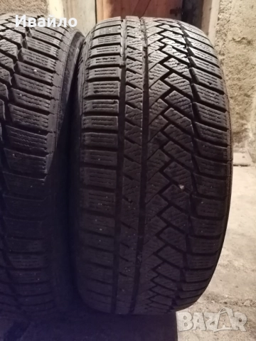 Продавам 2 броя зимни гуми 215.50.17 на 1 сезон дот 2019 Контентал , снимка 2 - Гуми и джанти - 52871574
