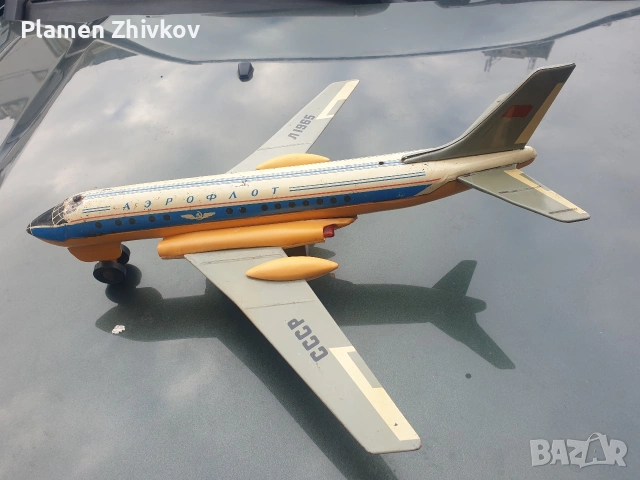 Стара метална механична играчка от 1965 г , снимка 4 - Колекции - 53122644