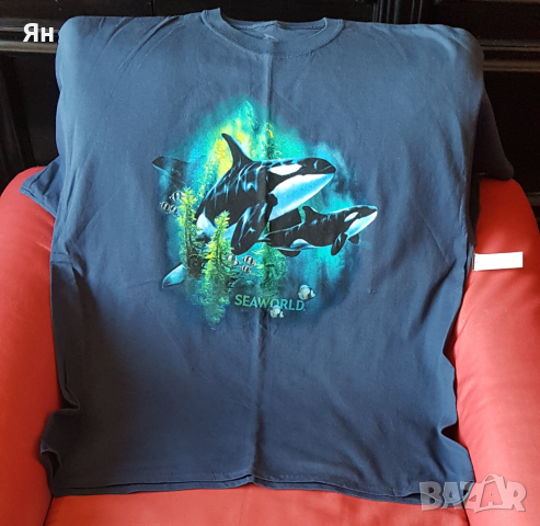 Тениска с делфини - Sea World, снимка 2 - Тениски - 45004223