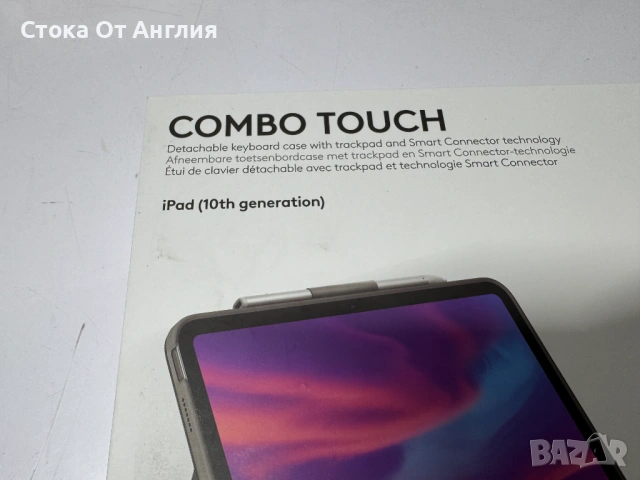 Kлавиатура - Logitech Combo Touch за iPad 10 Gen, снимка 7 - Клавиатури и мишки - 53868926