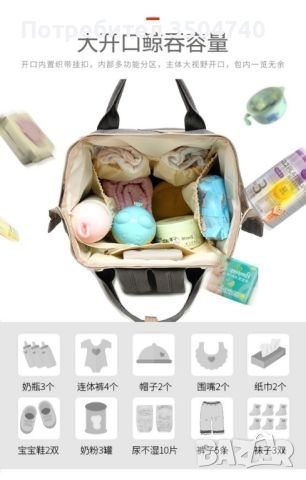 Детска раница-чанта за аксесоари с многофункционална употреба, снимка 1 - Кенгура и ранички - 46272077