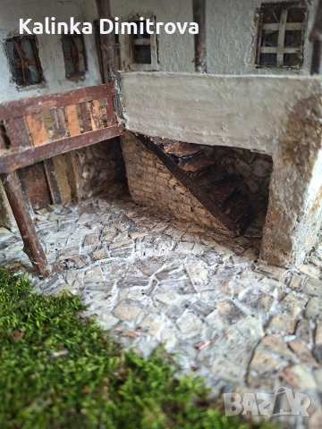 Макет на стара къща,съхранила духа на времето., снимка 4 - Декорация за дома - 53948715