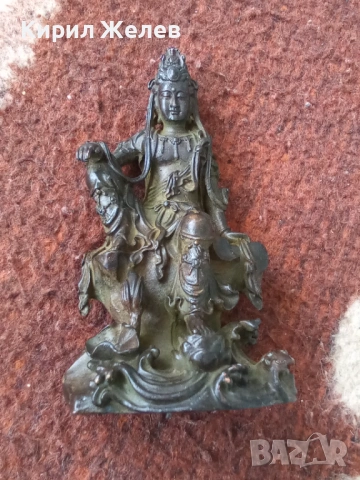 Бронзова фигурка на гуанин 54425, снимка 5 - Колекции - 54179849