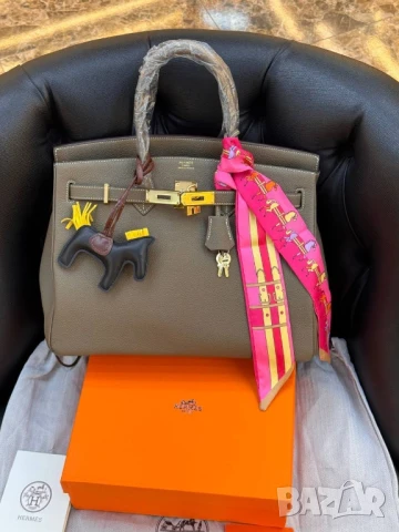 висококачествени чанти HERMES BİRKİN BAG : 35 cm x 18 cm , снимка 10 - Чанти - 51207921