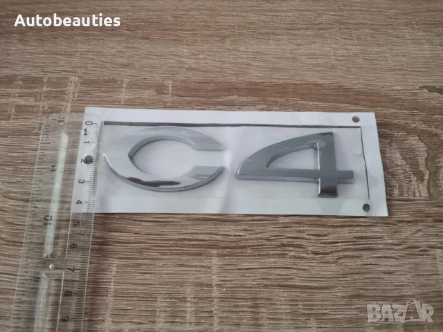 надпис емблема стар стил Citroen C4, снимка 2 - Аксесоари и консумативи - 51165573