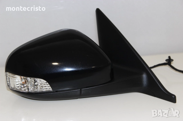 Дясно огледало Volvo V50 (2007-2012г.) 6 пина температурен датчик Черно Черен, снимка 3 - Части - 52983478