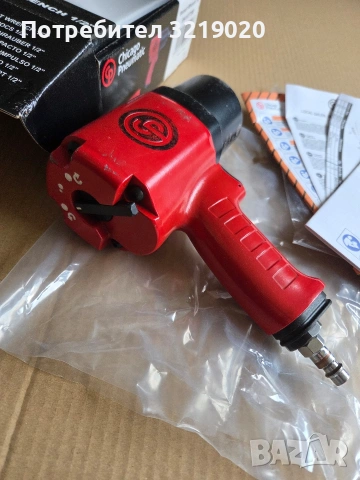 Гайковерт ударен пневматичен 1/2" Chicago Pneumatic професионален, снимка 2 - Други инструменти - 53634423