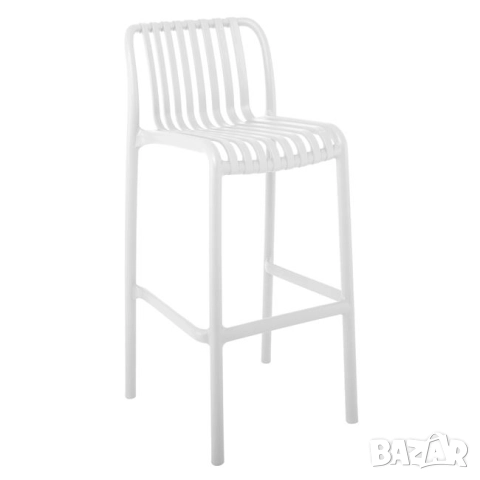 Бар стол бял  moda БЯЛ 