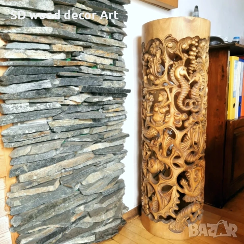 Уникални ръчно изработени дърворезби от масивно дърво