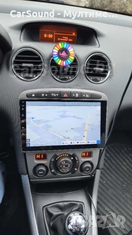 Peugeot 308 - 9" Android 14 Мултимедия Пежо 2007-2015 CarPlay Навигация Андроид, снимка 3 - Аксесоари и консумативи - 51285861