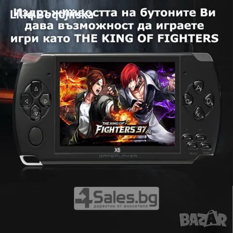 Конзола за игри с 8 GB памет, 4,3 инча дисплей PSP21, снимка 6 - Други игри и конзоли - 48828948