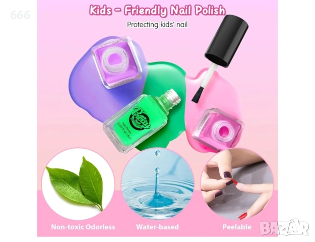 Детски комплект за маникюр за момичета, снимка 6 - Други - 54017921