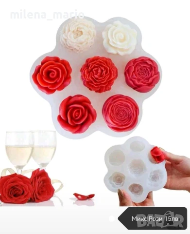 микс рози, снимка 2 - Декорация за дома - 50822314