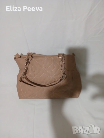 Бежова чанта, снимка 7 - Чанти - 53488400