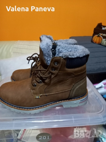 Зимни боти до глезена QOATCHI, снимка 4 - Дамски боти - 52353380