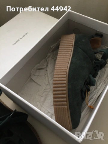 Дамски обувки от велур Samsøe Samsøe, снимка 4 - Дамски ежедневни обувки - 53925642