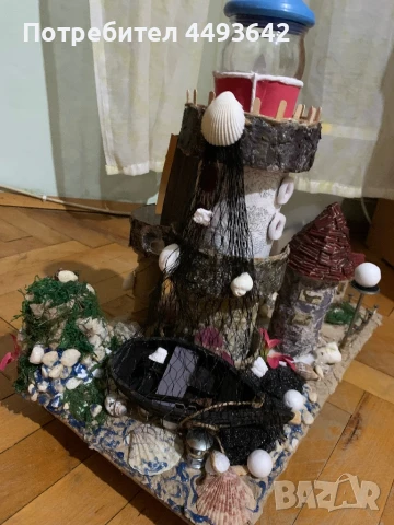 Макет на морски фар, снимка 4 - Декорация за дома - 50555685