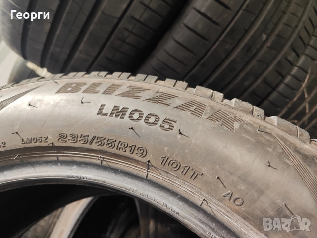 4бр.зимни гуми 235/55/19 Bridgestone, снимка 4 - Гуми и джанти - 52463907
