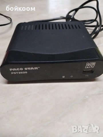 Ефирна приемник с Т2 тунер PACO STAR 2020