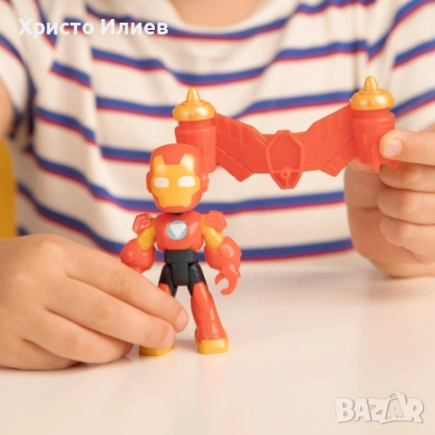 Спайди и неговите невероятни приятели Iron Man непобедимите Marvel 7 броя, снимка 4 - Фигурки - 54023244