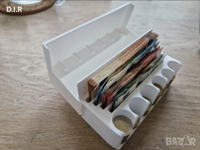 Органайзер за евромонети и банкноти с капак, снимка 5 - Сейфове и каси - 53104037