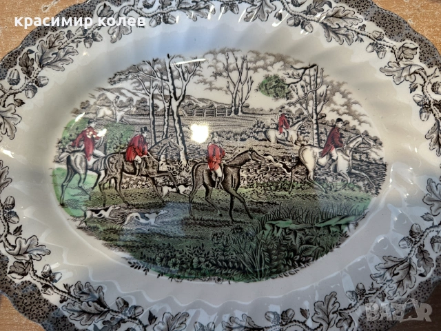 класически английски порцелан "Myott's Country Life"/45 части/, снимка 7 - Сервизи - 53839546