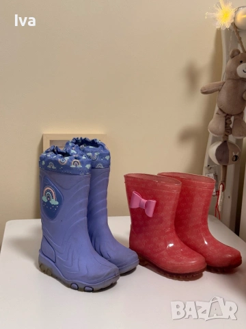 Гумени ботуши 23номер светещи