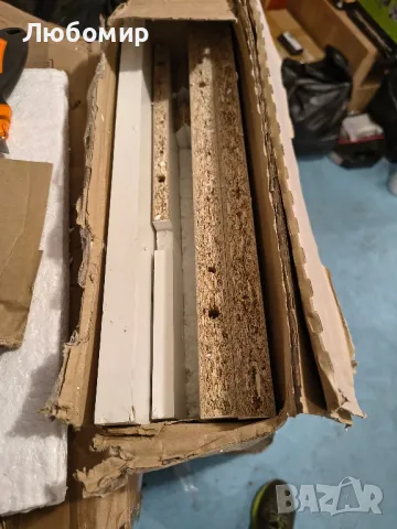 Модерно бюро с чекмедже 100x80x40 см от ПДЧ с бяло покритие FMD

, снимка 5 - Бюра - 49855177