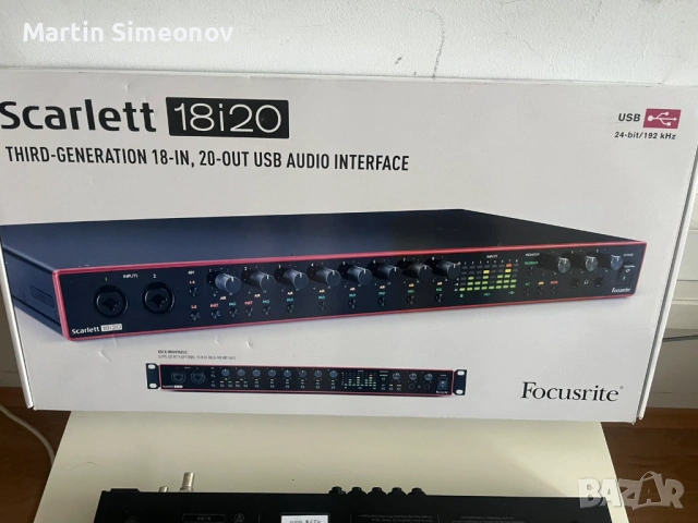 Scarlett 18i20 3rd Gen - професионален USB аудио интерфейс, снимка 2 - Други - 54184098