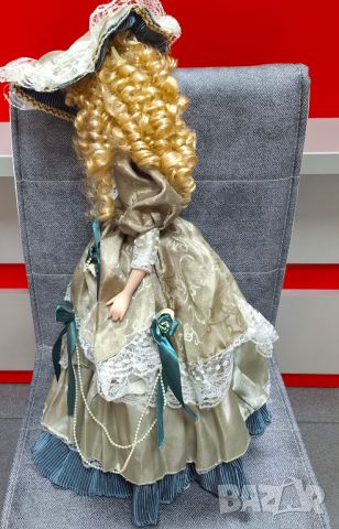 Стара колекционерска Порцеланова Кукла- 55 см., снимка 12 - Колекции - 46407721