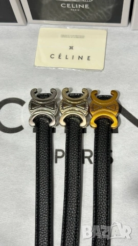 колани от естествена кожа в кутия celine , снимка 2 - Колани - 51465928