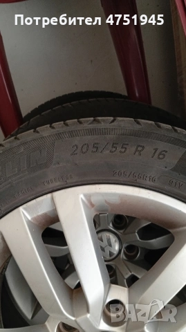 205 55 16 джанти с гуми VW , снимка 2 - Гуми и джанти - 53905619