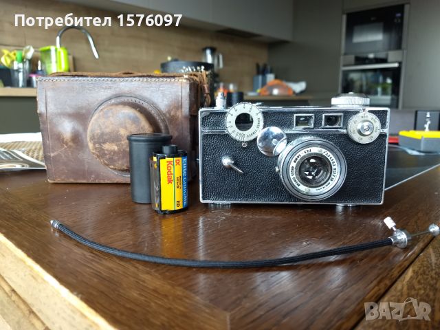 Сервизиран и тестван с филм фотоапарат Телеметричен фотоапарат Argus C3 - тухличката от 1939г. (2)