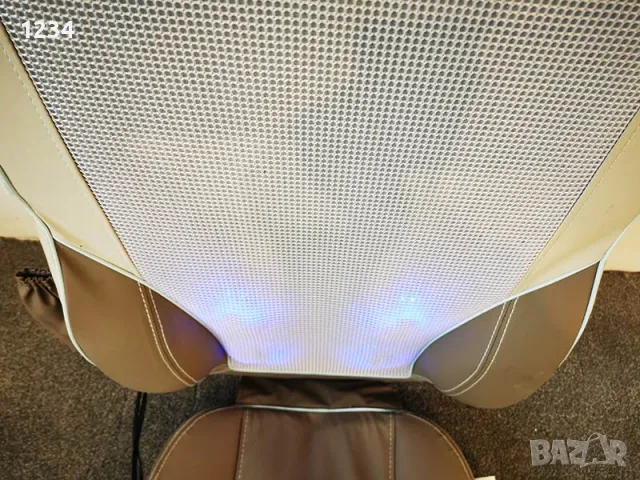 като НОВА HoMedics масажираща седалка за Шиацу масаж с подгрев. Масажор SBM-1010GB, снимка 7 - Масажори - 50418811