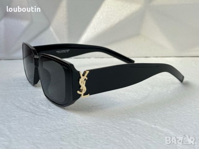 YSL Saint Laurent 2024 дамски слънчеви очила правоъгълни, снимка 6 - Слънчеви и диоптрични очила - 45440355