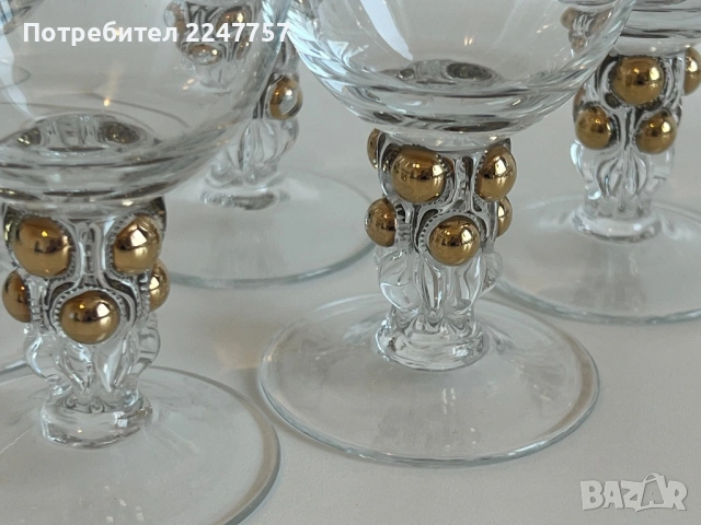 Луксозни кристални чаши , снимка 16 - Антикварни и старинни предмети - 54109771