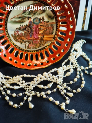 Стилно готик колие/чокър  Ръчна изработка , снимка 2 - Колиета, медальони, синджири - 53269869