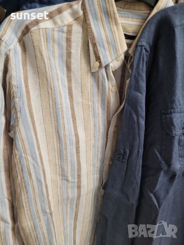ЛЕНЕНИ мъжки ризи Tommy Hilfiger+..- различни размери и модели, снимка 2 - Ризи - 46446523