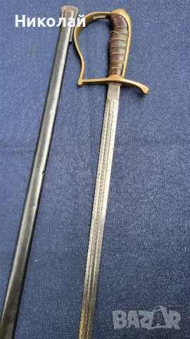 Швеция подофицерска сабя модел 1899г., снимка 6 - Антикварни и старинни предмети - 50305093