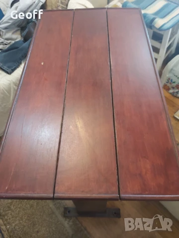 Vintage Folding Ship's Cabin Table, снимка 2 - Маси - 50685465