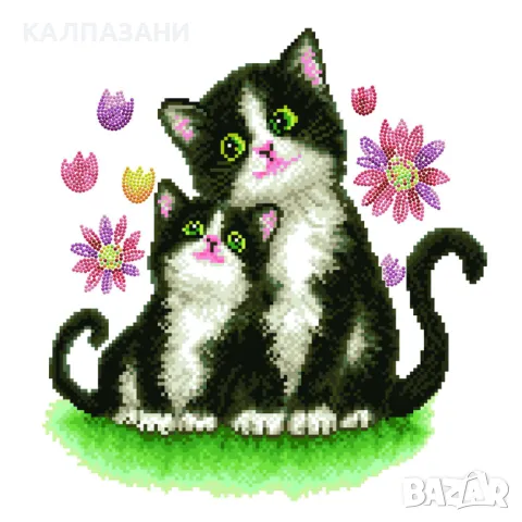 Diamond Dotz Диамантен гоблен Kitty song 10222 диаманта DD7088, снимка 3 - Игри и пъзели - 48993192