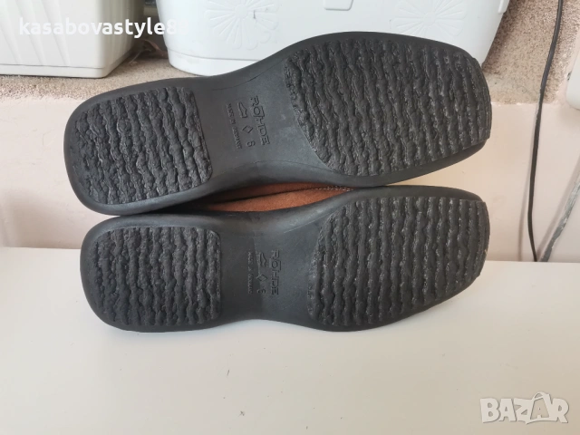 Унисекс модел обувки Roxde 39 н. Естествен велур, снимка 12 - Дамски ежедневни обувки - 53903506