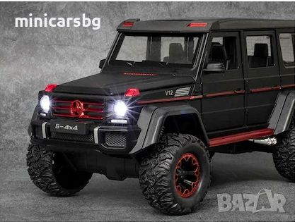 Метални колички: Mercedes-Benz G500 G-4x4 / G-Wagon (Мерцедес-Бенц), снимка 3 - Колекции - 46484756