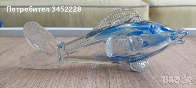 фигура стъклена риба за ценители , снимка 3 - Антикварни и старинни предмети - 51777856